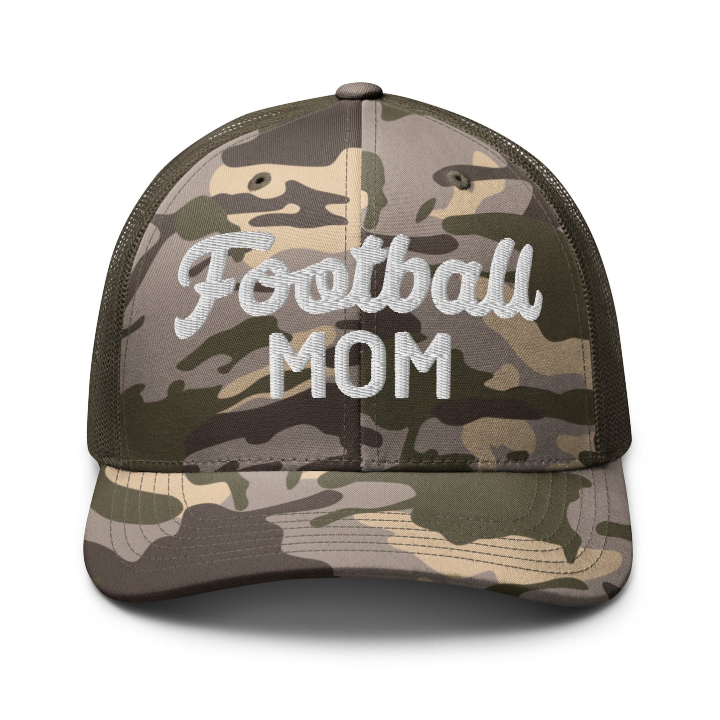 Football Mom Camouflage Trucker Hat
