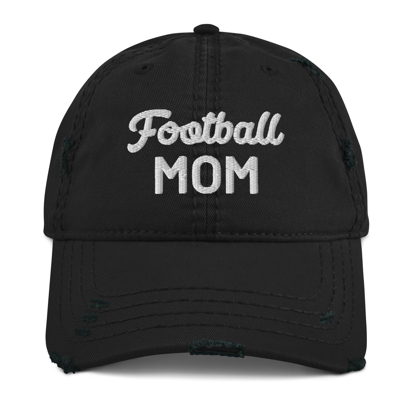 Football Mom Distressed Hat