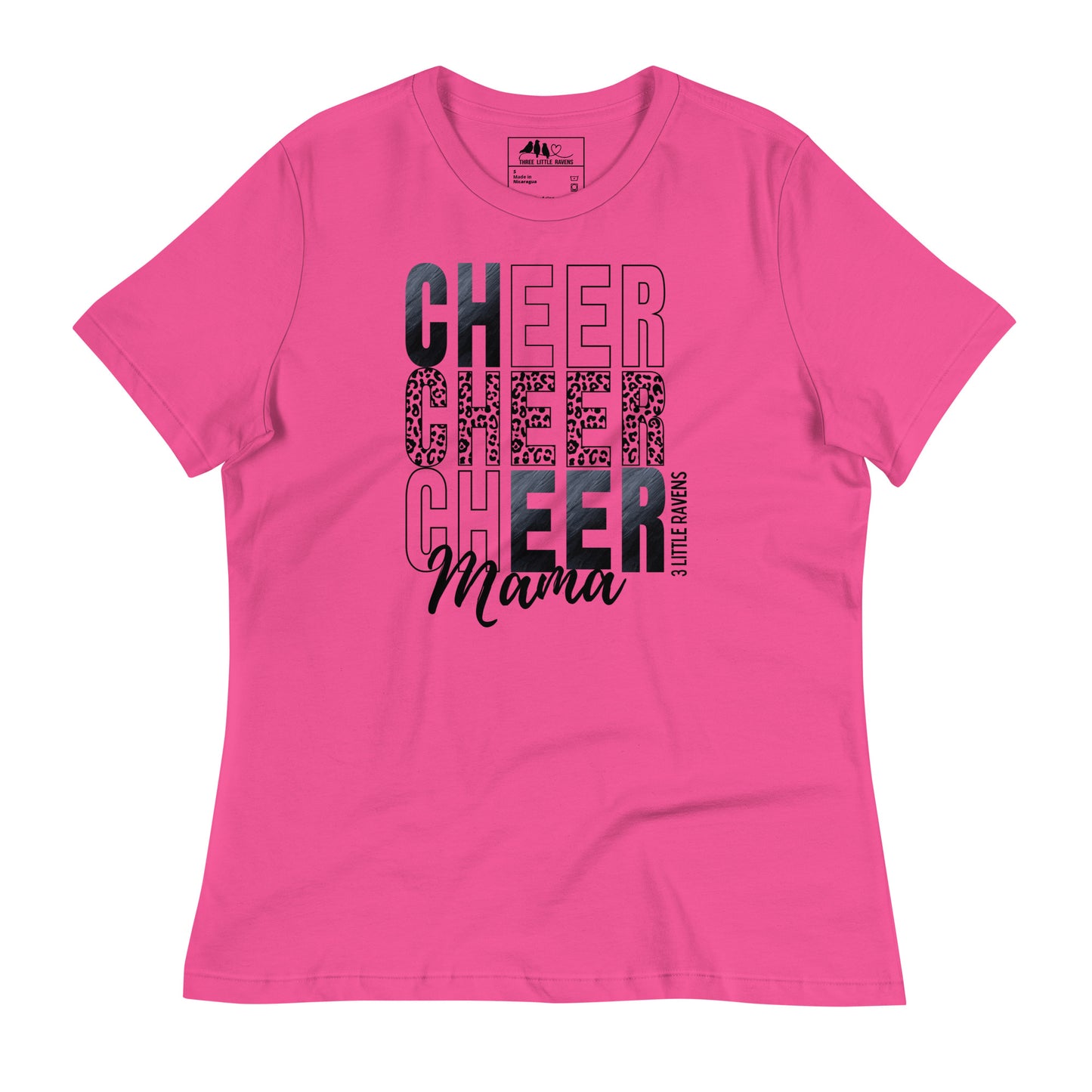 Cheer Cheetah Mama TShirt